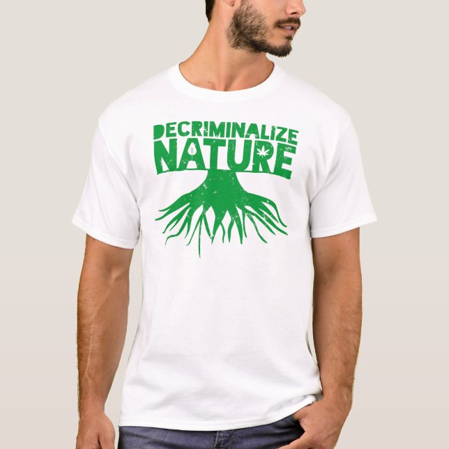 Avkriminalisera naturhjälpsanläggningar t shirt (Framsida)