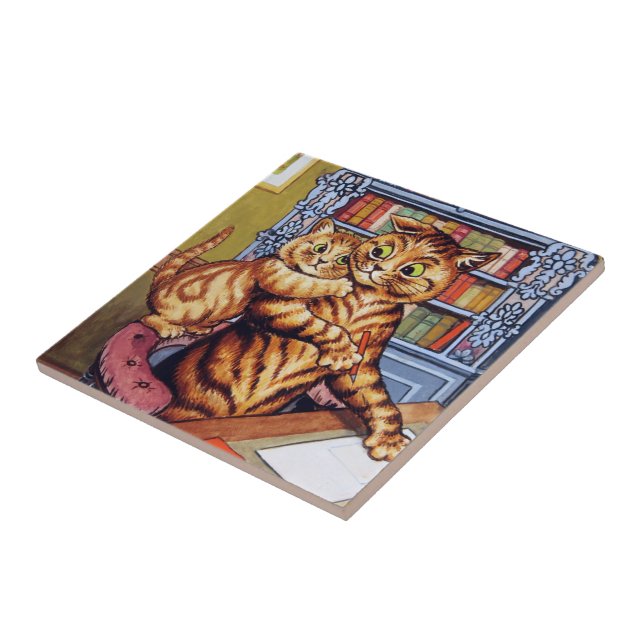 Avla katten (för pappa), Louis Wain Kakelplatta (Sidan)