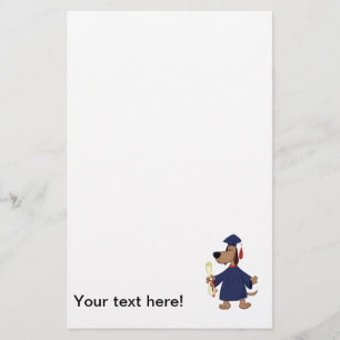 Avlägga examen hundclipart brevpapper