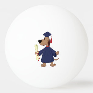 Avlägga examen hundclipart pingisboll