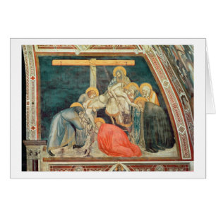 Avlagring c.1320 (frescoen) hälsningskort