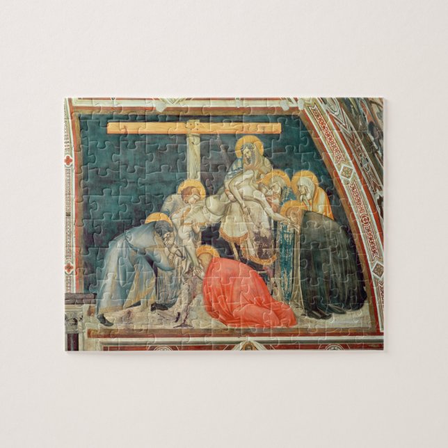 Avlagring c.1320 (frescoen) pussel (Horisontell)