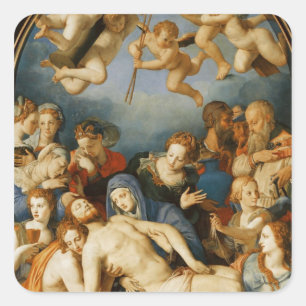 Avlagring från kor, 1543-45 fyrkantigt klistermärke