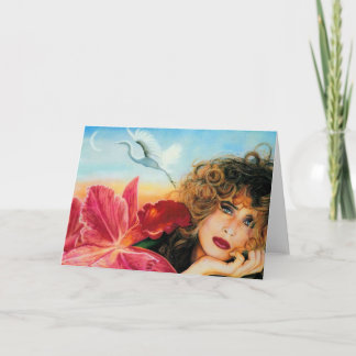 Avlägsen kärlek - som är tänkande av dig kort