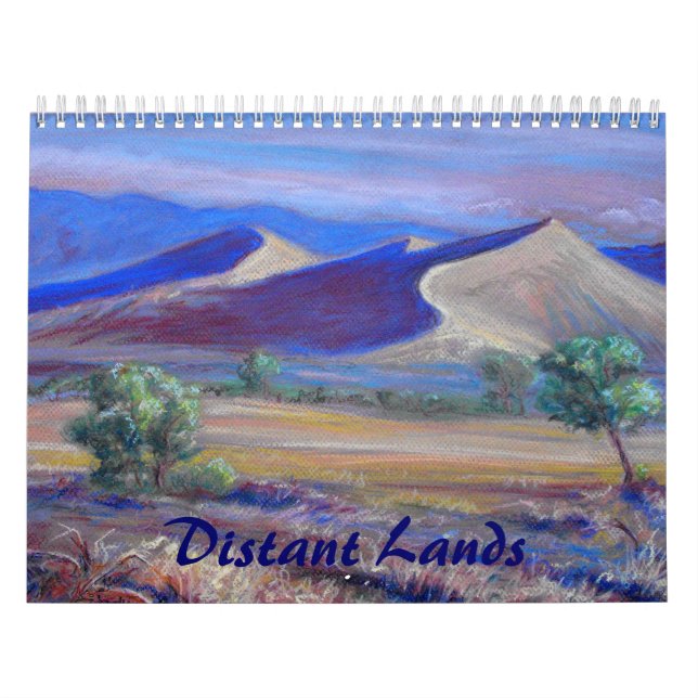 Avlägsen landkonstkalender kalender (Omslag)