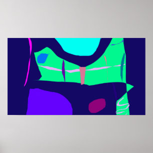 Avlägsen måneensamhet för marinblå fin varaktighet poster