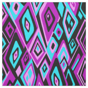 Avlägsen ut Retro Psychedelic abstrakt Tyg