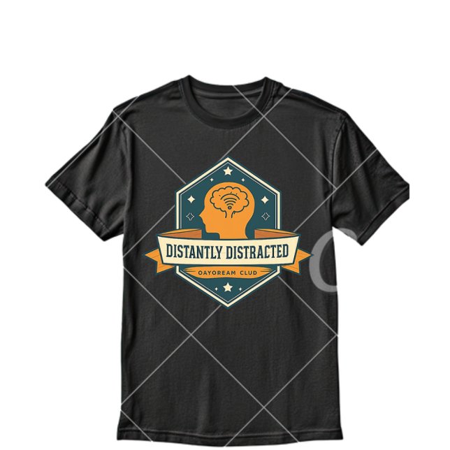 Avlägset Disträ – Vintage Sarktastisk Mentalitet T Shirt (Skapare uppladdad)