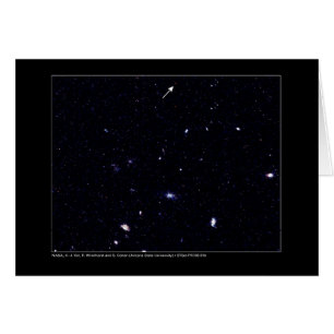 Avlägset galaxHubble teleskop Hälsningskort