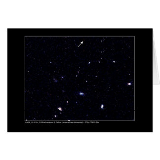 Avlägset galaxHubble teleskop Hälsningskort