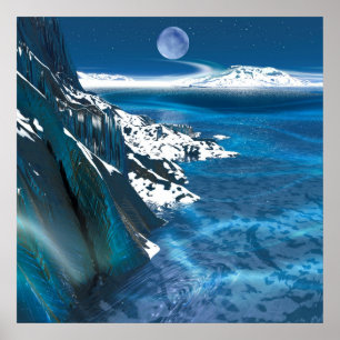 Avlägset planet poster
