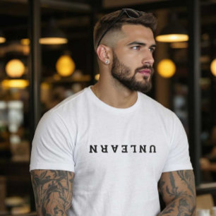 AVLÄRA - Modern minimalistisk typografiestetik T Shirt
