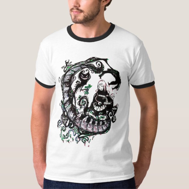 Avläsnat arbete tee shirt (Framsida)