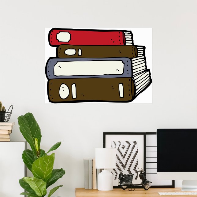 Avläsning av Bokar Bibliotek Poster (Skapare uppladdad)