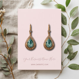  avläsningskort för elegant  Rosa Visitkort