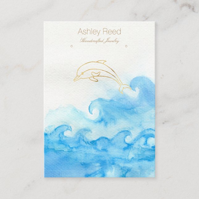 Avläsningskort för juveler/Visningar Visitkort (Framsida)