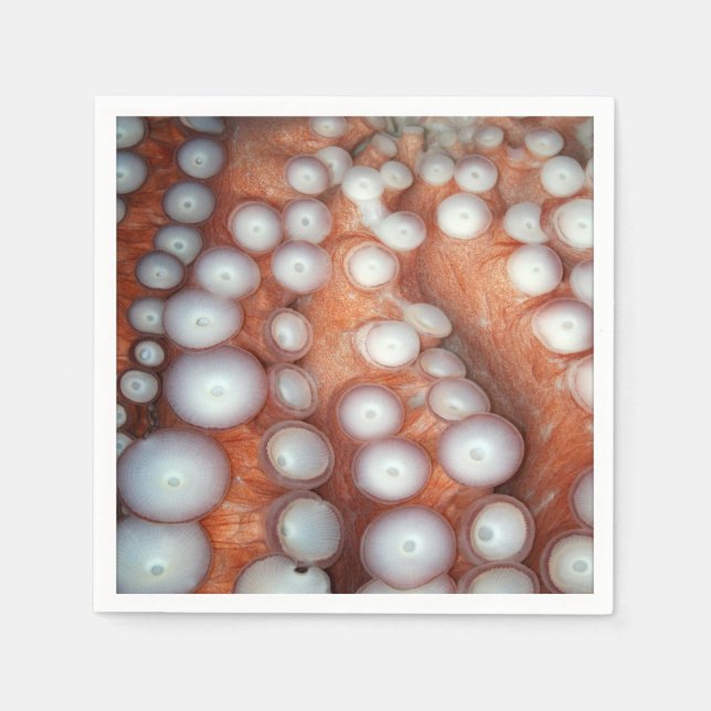 Avlasta nära oktopus pappersservett (Framsidan)
