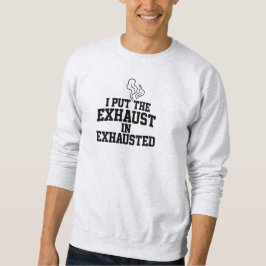 Avlastad sötskjorta - Sarkastic Bold Streetwear Lång Ärmad Tröja
