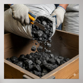 Avlastning av antracit-kol poster