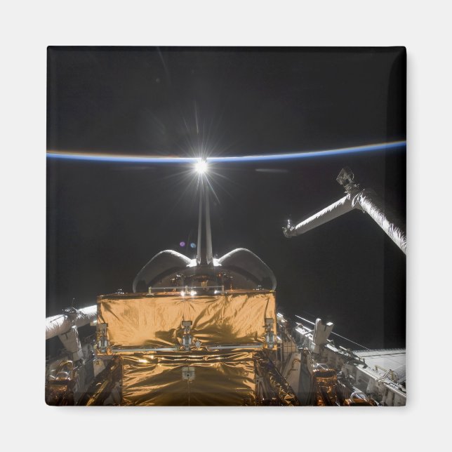 Avlastningsfack för rymdfärgen Atlantis Magnet (Framsidan)