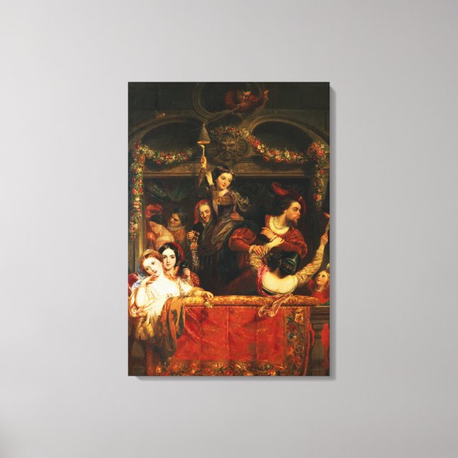 Avledningen av Moccoletti - den sista Gay Mad Canvastryck (Framsida)