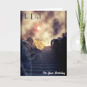 Avliden Pappa/Far-födelsedag Kort