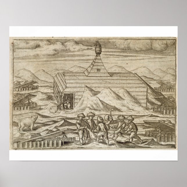 Avlivning och avhudning av besättningar, utanför h poster (Framsidan)