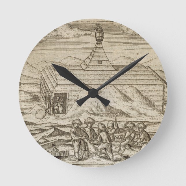 Avlivning och avhudning av besättningar, utanför h rund klocka (Framsida)