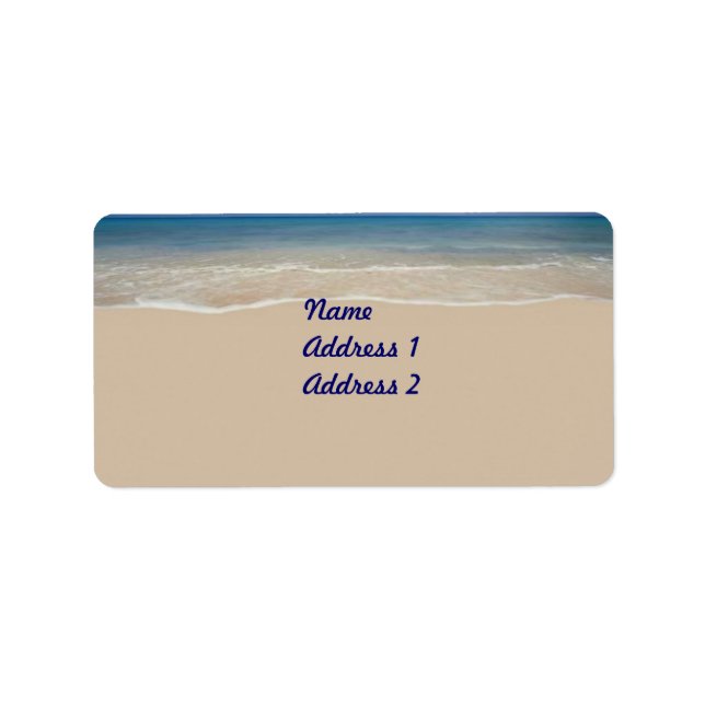 Avloppsetikett Adressetikett (Framsidan)