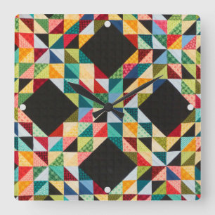 Avloppsfartyg i Quilter Quilter Mönster Americana Fyrkantig Klocka