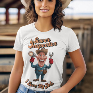 Avloppsinspektör med Wrenches T Shirt
