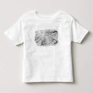 Avlövade träd i Thiepval trä T-shirt