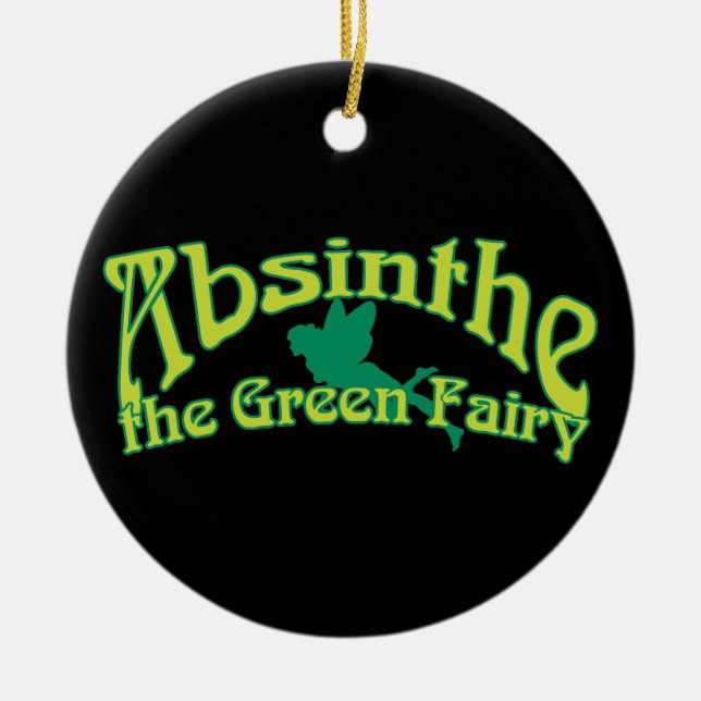 Avmarkera texten i Grönten Fairy Julgransprydnad Keramik (Framsidan)