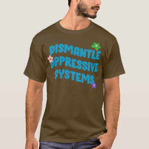 Avmontera förtryckssystem BLM T Shirt