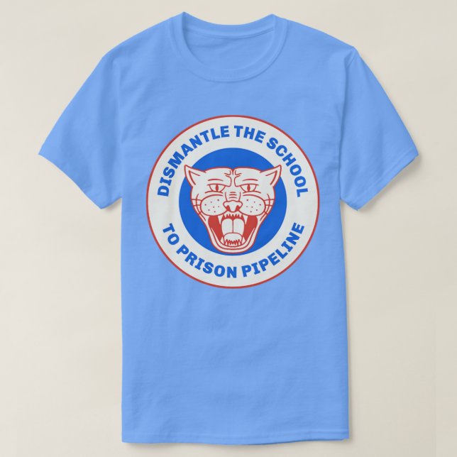 Avmontera pipelinen SchoolToPrison T Shirt (Design framsida)