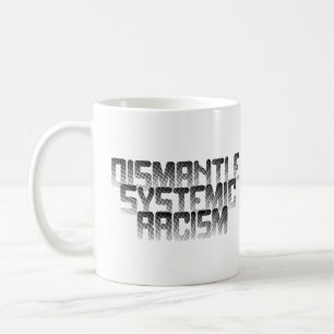 Avmontera systematisk rasism kaffemugg