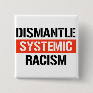 Avmontera systematisk rasism knapp
