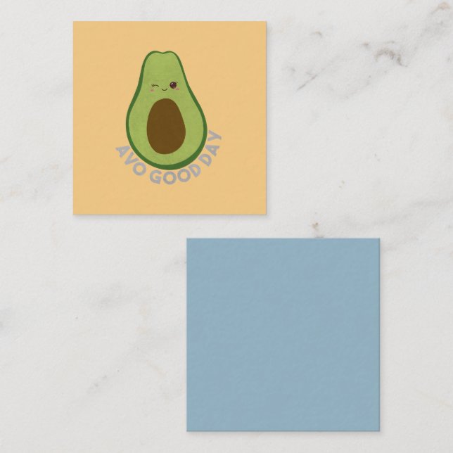 Avo Bra Day Note Note-kort Anteckningskort (Fram/baksida)