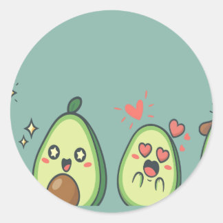 Avo Bra Day Runt Klistermärke