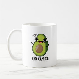 Avo-can-do Funny Avocado Pun Kaffemugg