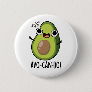 Avo-can-do Funny Avocado Pun Knapp