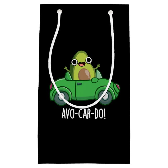 Avo-car-do Funny Avocado Puns Mörk BG (Framsidan)