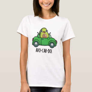 Avo-car-do Roliga Avokado-ordlekar T Shirt
