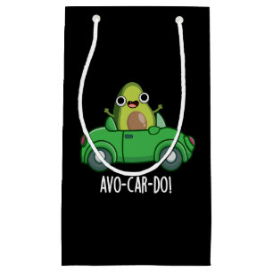 Avo-car-do Roliga Avokado-Ordspel Mörk Bakgrund