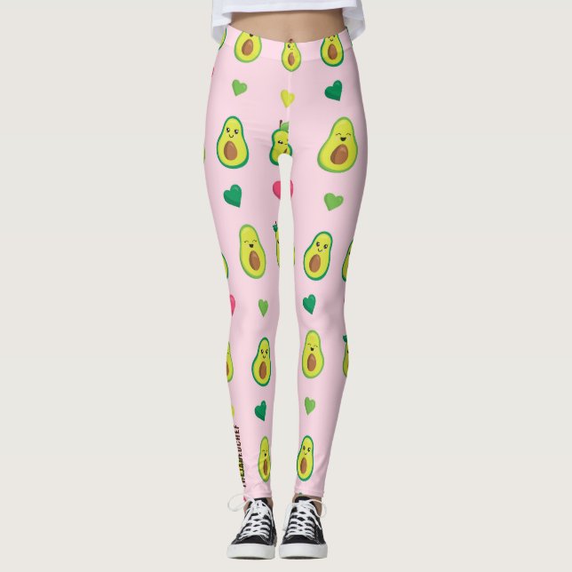 Avo-Cardio Never Looked So Sweet! Leggings (Framsida)