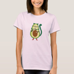 Avo-cat-o , Funny Nerdy Cat Guac Avocado Älskare T Shirt