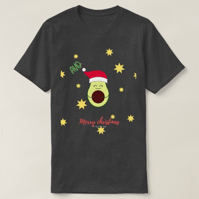 Avo God jul Classic TShirt T Shirt (Design framsida)