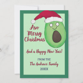 Avo God jul Quote Avocado juljul Julkort