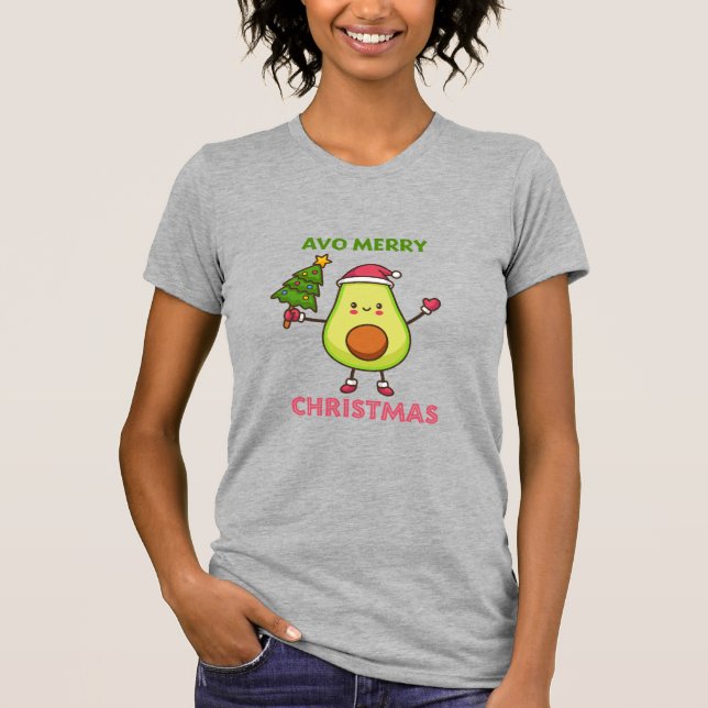 Avo God jul T Shirt (Framsida)