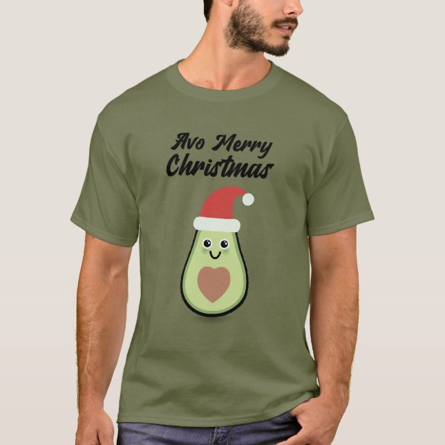Avo God jul T Shirt (Framsida)